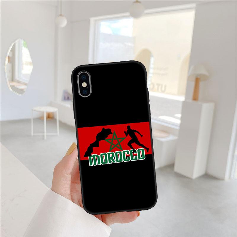 Morocco Flag Phone Case for Samsung Galaxy A01 A02 A02S A03 Core A03S A05 A05S A06 A10 A10S A16 A20 A20S A35 S10 Lite S10+ S10e