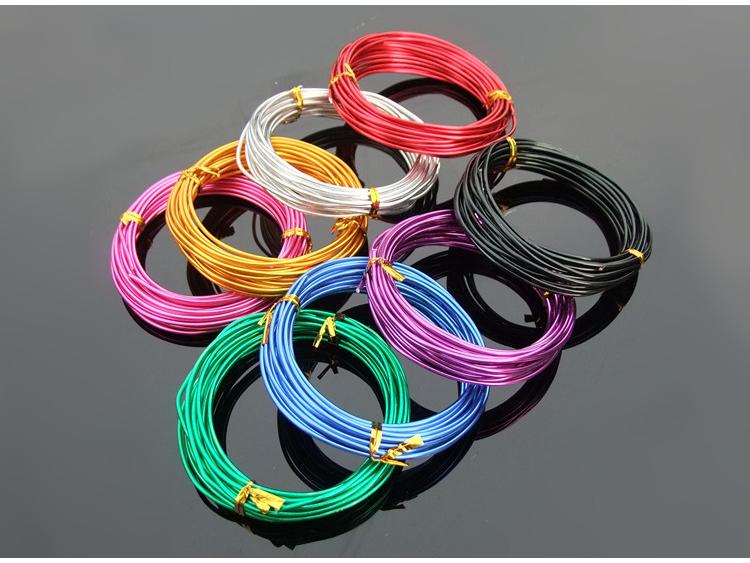 1mm Colored Soft Aluminum Wire for DIY, Model Making & Conductive Connections