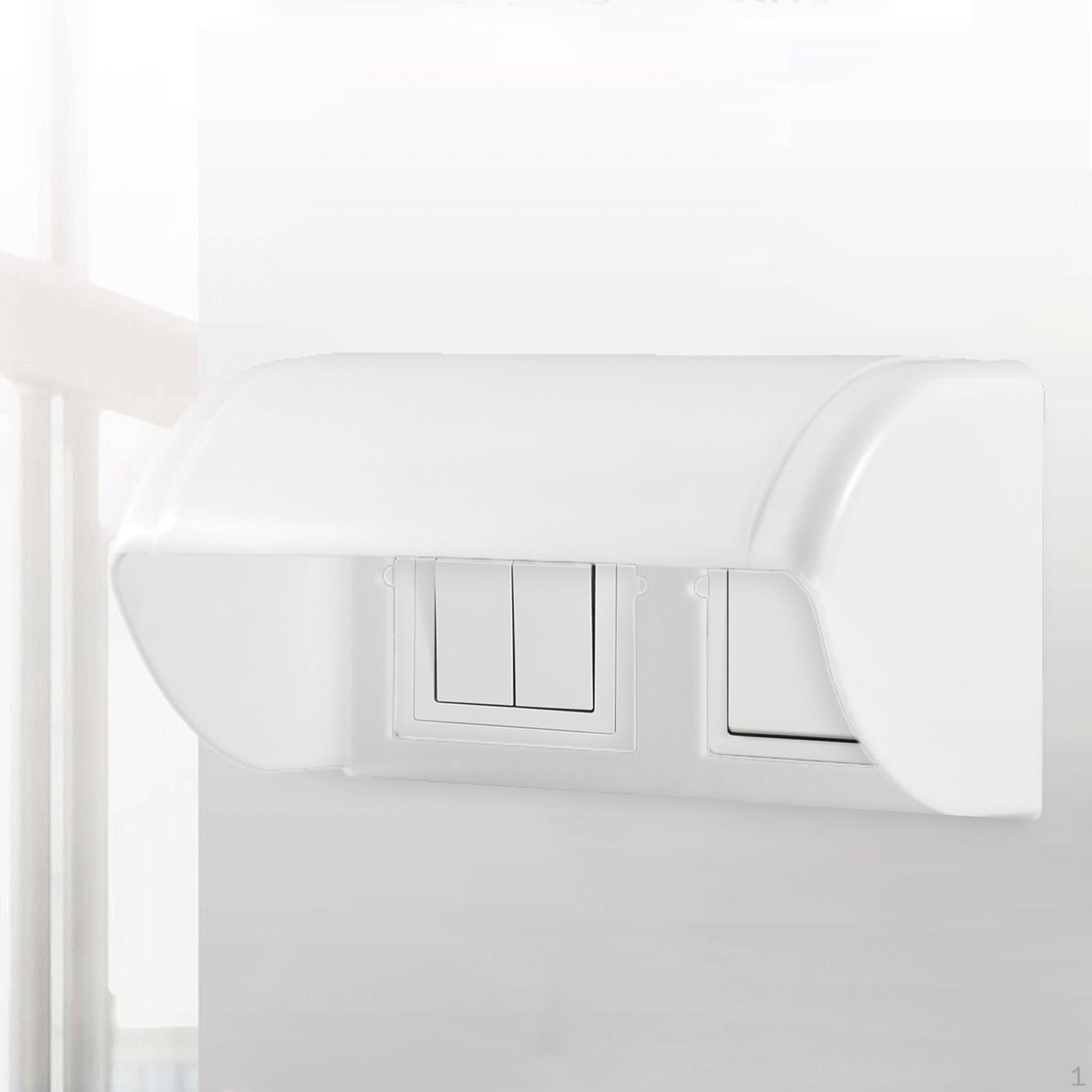 

Коробка для розетки Ванна 86 Тип Пилозахищена Міцна Аксесуари Кришка для розетки Електрична білий