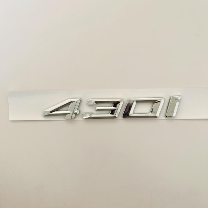 Car 3D ABS Trunk Letters Logo Badge Emblem Styling Decals Sticker For BMW 4 Series 420i 425i 428i 430i 435i 440i F30 F32 F33 F36
