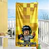 Roblox Customized Name Beach Towel Quick-Dry Soft Microfiber Portable for SwimmingBeachCamping Travel Beach AccessoriesGym