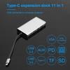 11-in-1 USB C Hub Universal Type-C Adapter Dongle High Speed Mini Docking