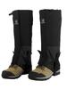 1 Paar Wasserdichte Beinstulpen Elastischer Riemen Langer Schaft Beinschutz Wandern Skifahren Klettern Hosen Schuhüberzug Strapazierfähige Bandage
