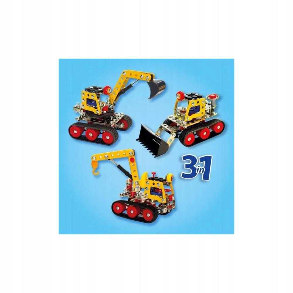 Metal Construction Set Construction Vehicles 3 In 1 Ses 14269 7