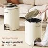 ABXTAO Luxury Oval Double-Opening Bathroom Trash Can