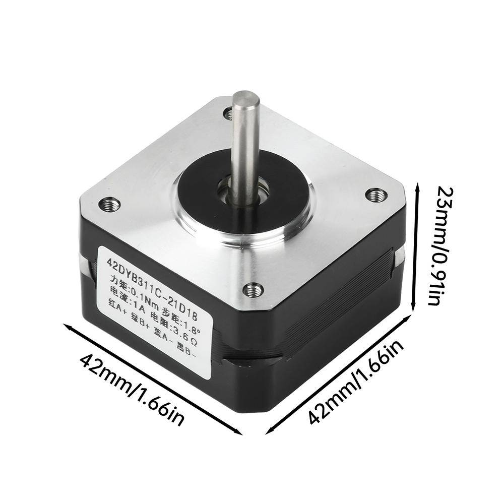 42 Stepper Motor 42DYB311C-21D8 500RPM 3.6V 1.0A 13N.cm For CNC Laser Engraving Machine 3D Printer