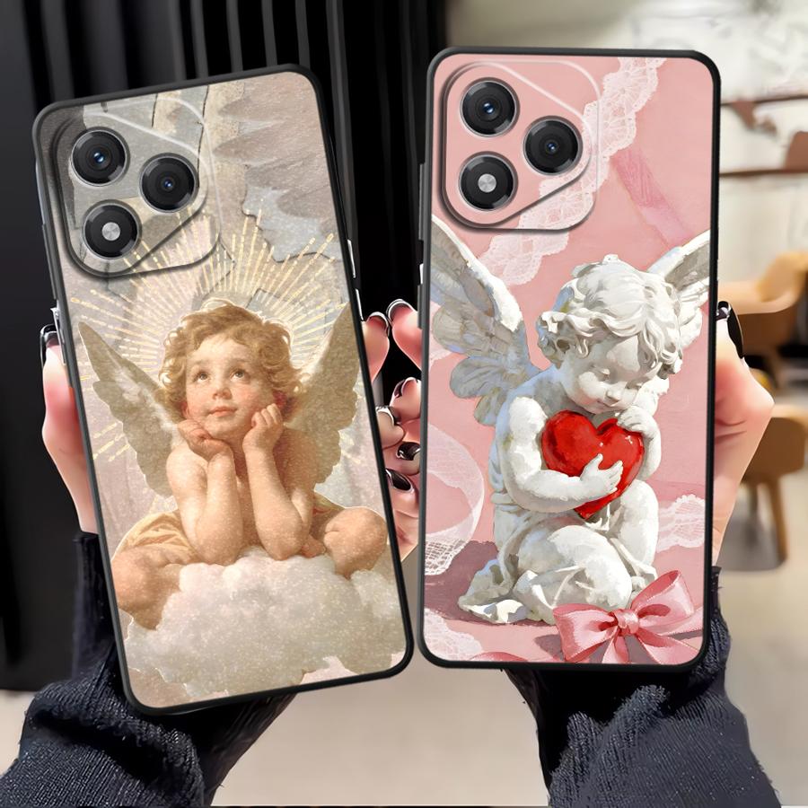 Case for Honor X6 90 Magic5Lite X5b X9a 200 400 Lite X7 X8 8X 70 Funda Phone Cover Cute Angel