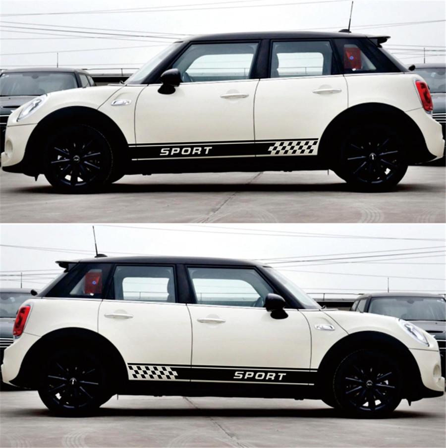 

Car sticker-side skirt sports black (right)
