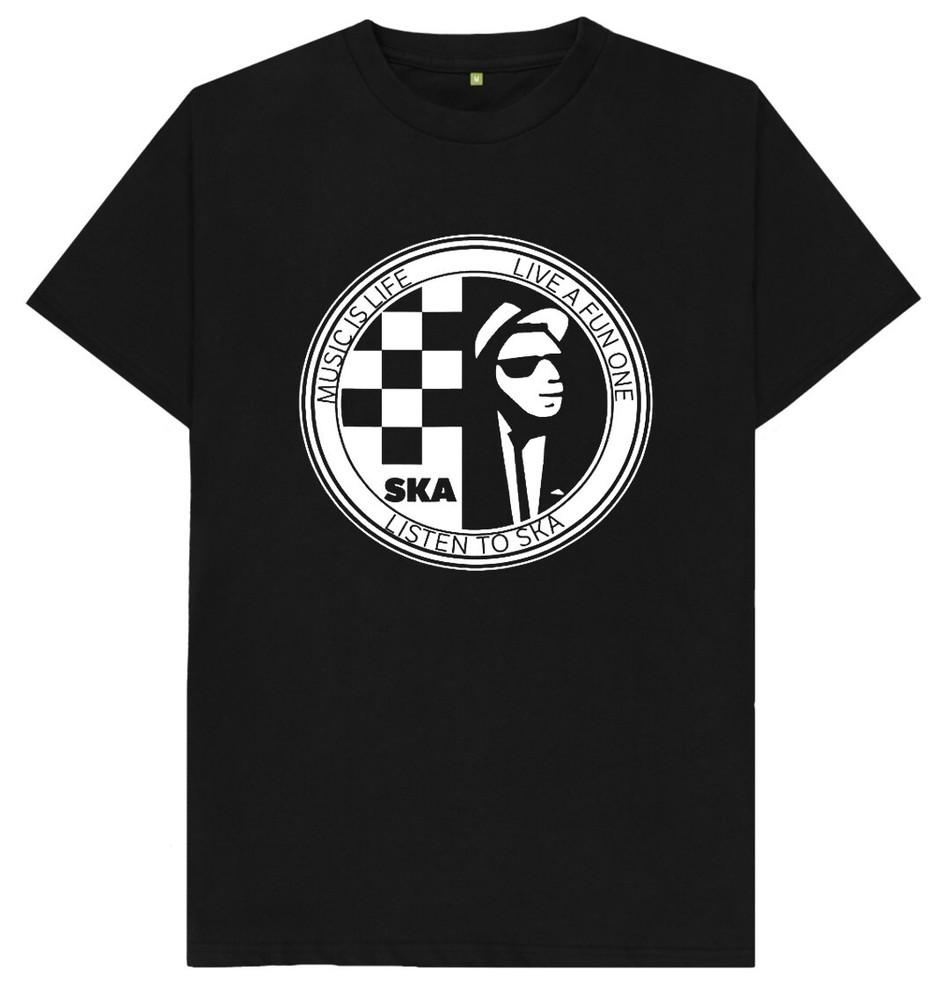 Ska Listen To Ska Music Is Life Live A Fun One Ska Reggae Music Punk T Shirt