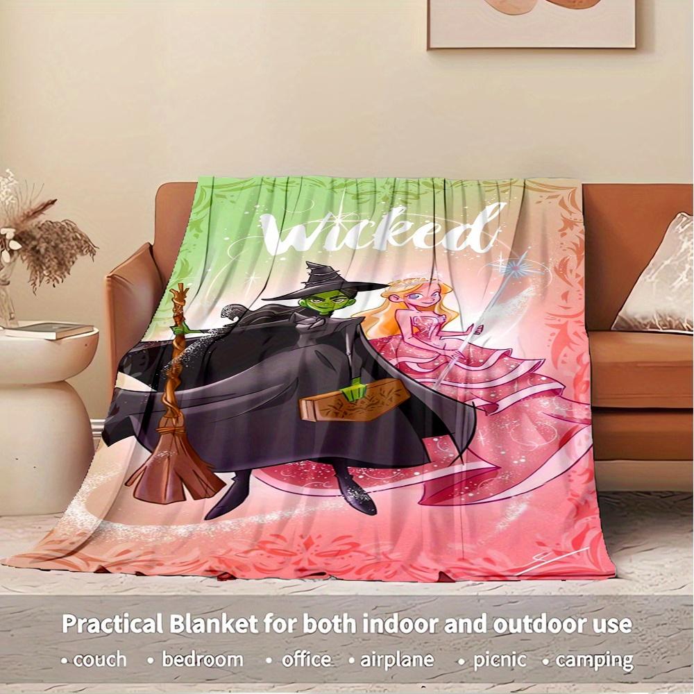 1 Stück Wicked, Hexe, Glinda Druckdecke Geeignet für Alle Jahreszeiten, Perfekt für Zuhause, Reisen oder Camping 268