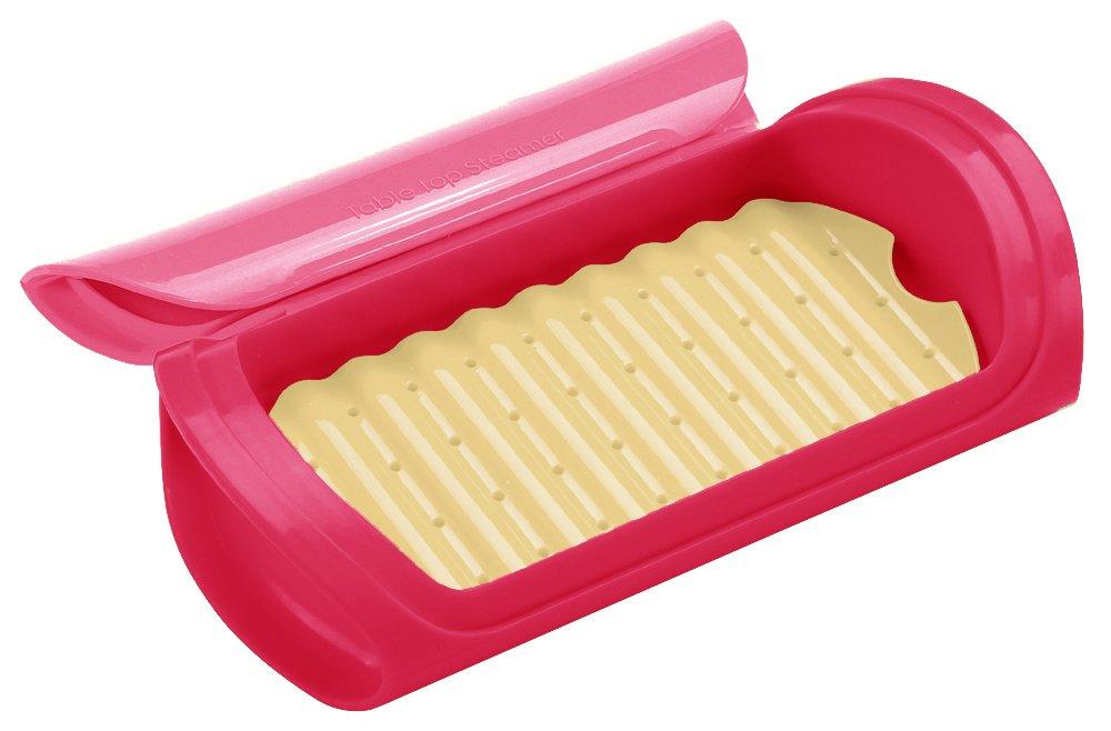 

Pearl Metal Silicone Tabletop H&B Steamer, Large, Pink, C-9040 розовый