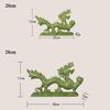 Dragon Statues for Home Decor Chinese Feng Shui Natural Jade, Dragon Figurines and Sculptures and Collectibles Symbol of Prosperity, Luck &