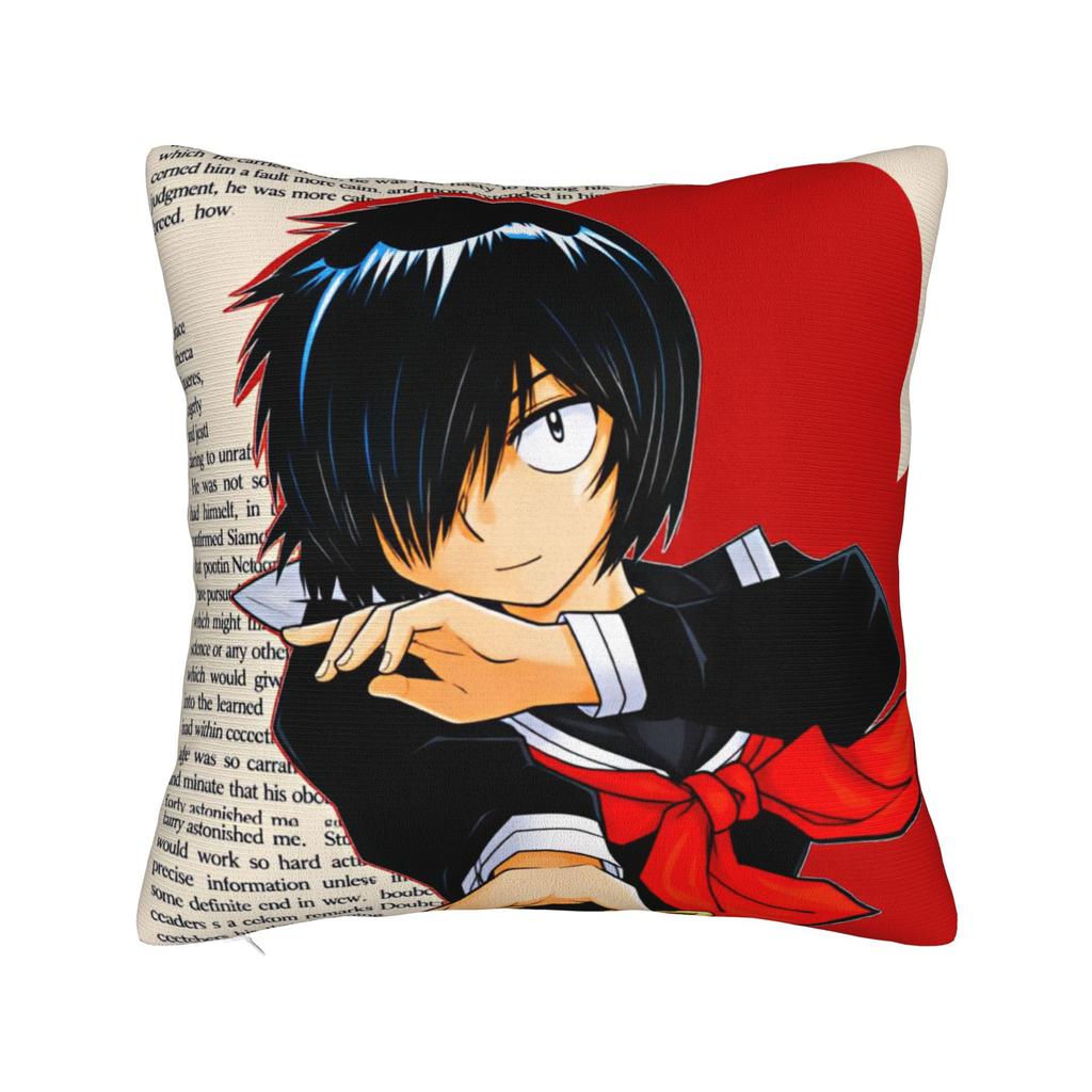 Urabe Mikoto Mysterious Girlfriend X Pillow Cover Novelty Pillow Case For Couch Sofa Bedroom Design Pillowcases Gift