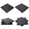 Plastic Bottom Housing Shell Black Black Replacement Upper Bottom Cover Housing Case for PS4 1000/1100/PS41200/PS4 SLIM/PS4 Pro
