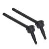 2PCS RC Front Axle Drive Shaft Efficient Power Steel Front Axle CVD for Traxxas 118 TRX4M RC Car