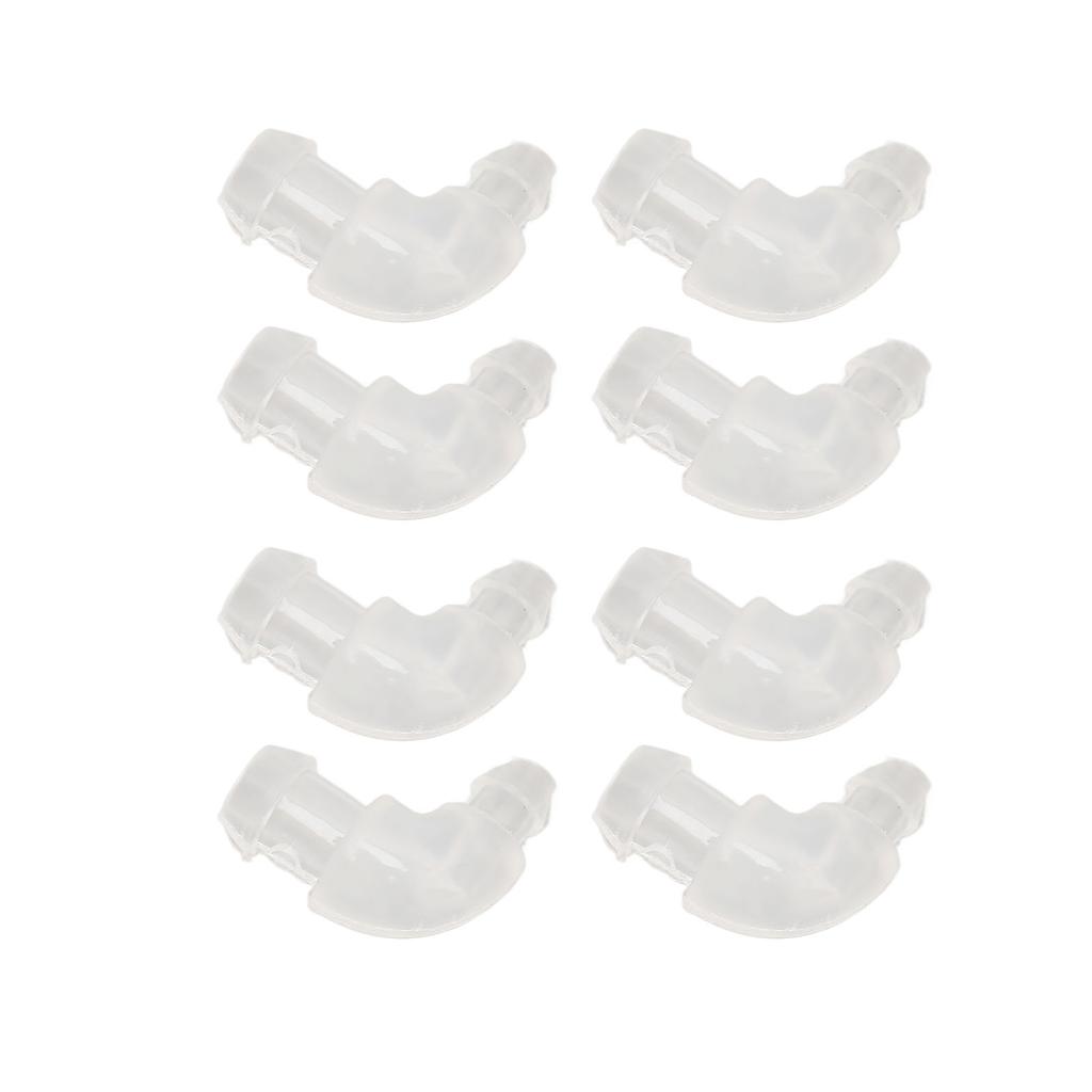 30pcs Hearing Amplifier Tubing Adaptor Earplug Connector Replacement Accessories for BTE Hearing Amplifier