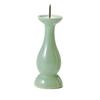Candle Holder with a Crane Neck, Celadon [5 Inches]  Buddhist Altar Accessories, for Memorials and Urns