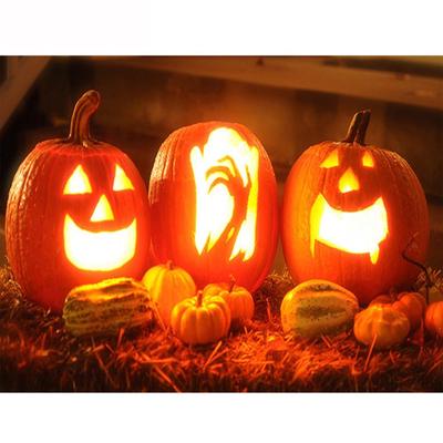 Full 5D Diy Diamond Painting Halloween Pumpkin Light Prince Diamond Embroidery Full Lay Cross Stitch Home Decor Handmade Gift