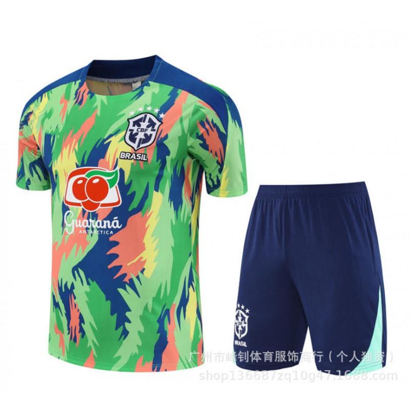 2627 Adult Short-sleeved Training Dress Italy Flamenco Emperor M Argentina Germany World Cup Jersey