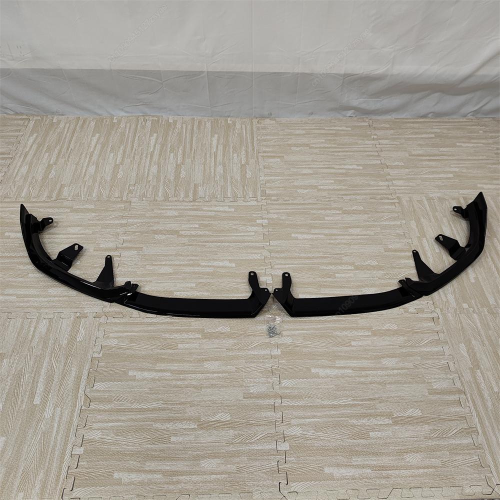 4Pcs Car Front Bumper Lip Spoiler Splitter Diffuser For BMW G60 G61 520i 520d 530e 550e i5 M60 M-Sport 2023-2025 Bodykit Tuning