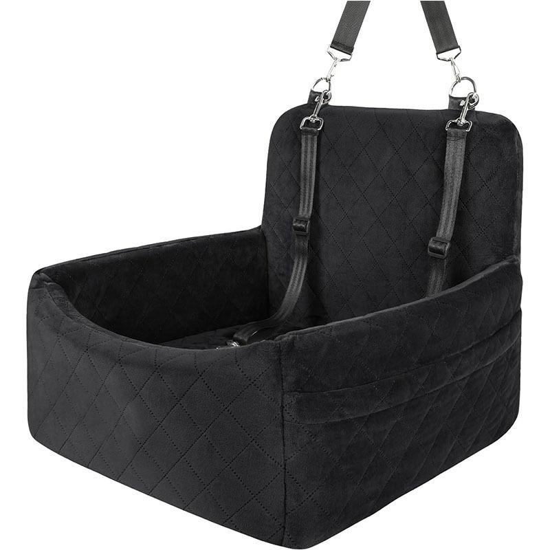 

Car Dog Bed Pet Car Seat Cushion Front Rear Safe Travel Carrier for Small Dogs Pet Accessories Dog Accessories for Small Dogs 48x48x13CM чёрный