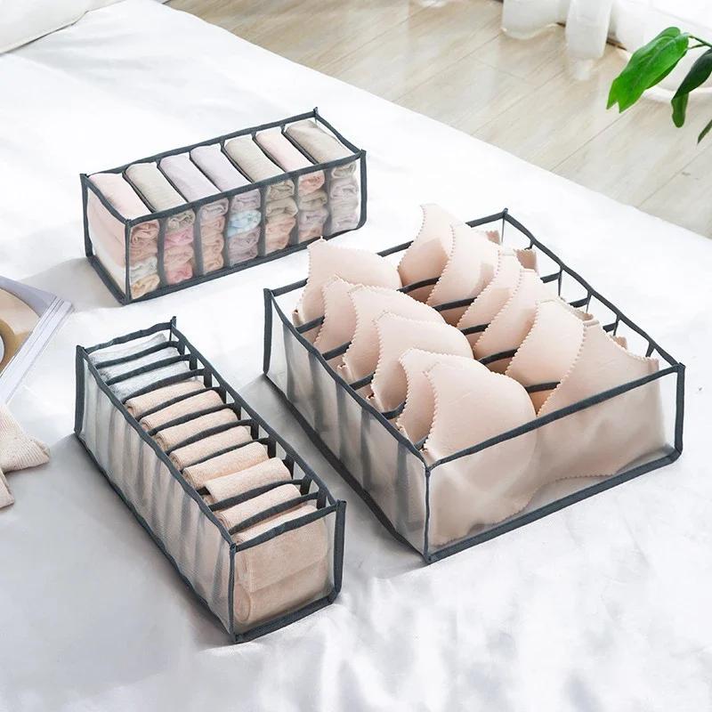 Underwear Storage Box Socks Wardrobe Drawer-Type Panty Socks Compartment Storage Boxes Drawer Storage Box Home Storage