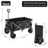 Collapsible Off-Road Metal Camping Trolley