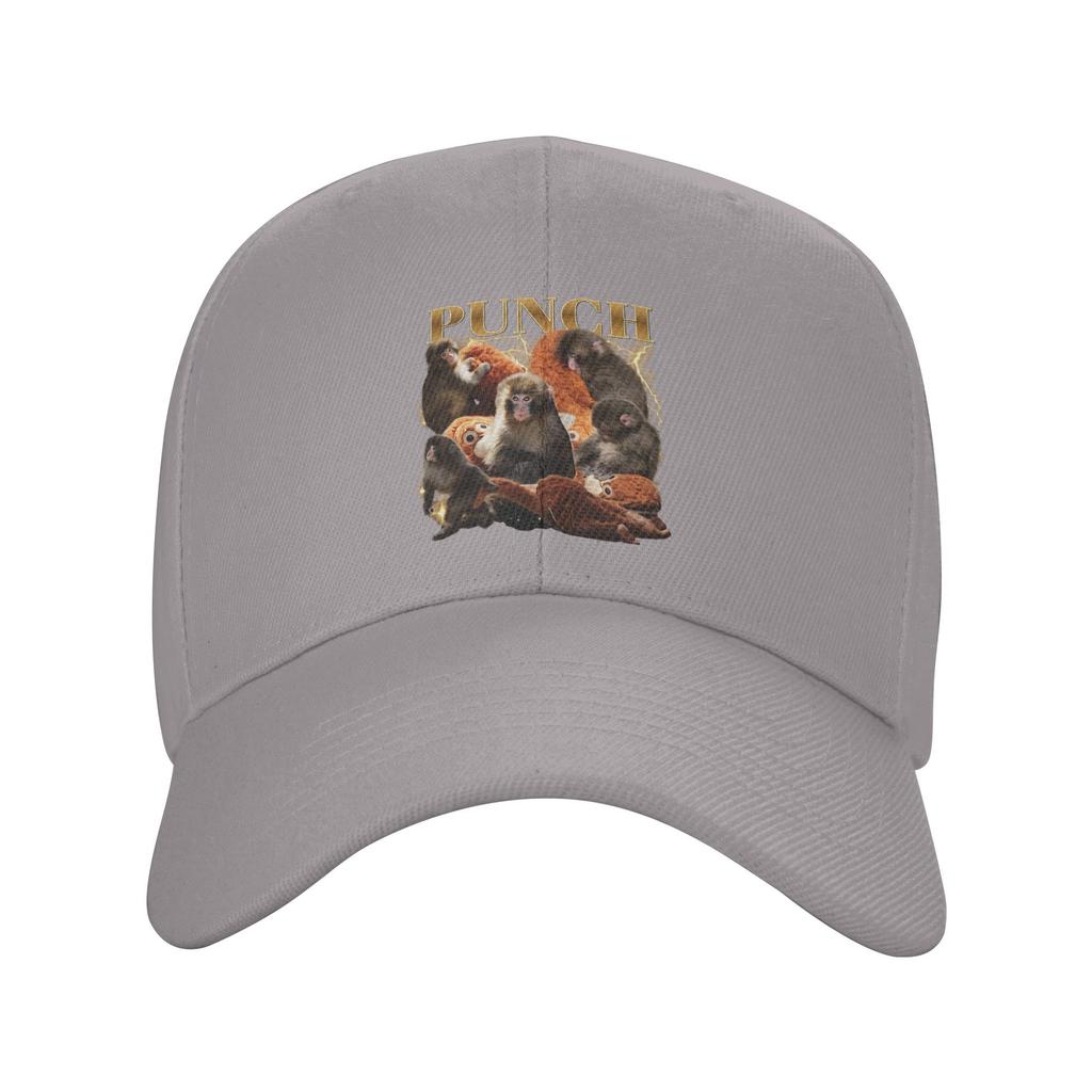 Spring Casual Baseball Cap Team Punch Baby Monkey Punch Outdoor Sports Trucker Hat For Female Male Sun  DIY Print Snapback Cap