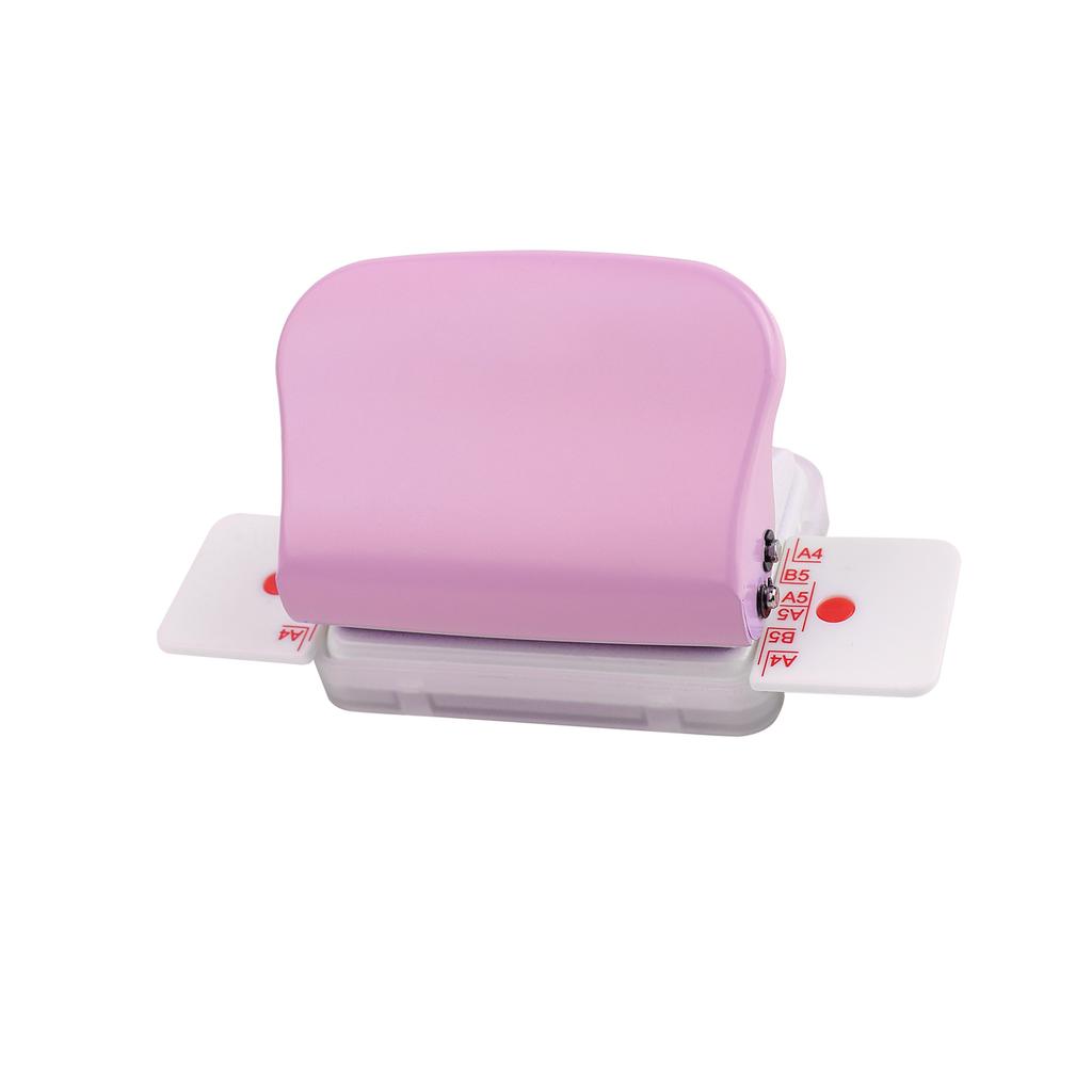 KW trio 6 Hole Paper Punch Handheld Metal Hole Puncher 5 Sheet Capacity 6mm for A4 A5 B5 Notebook Scrapbook Diary