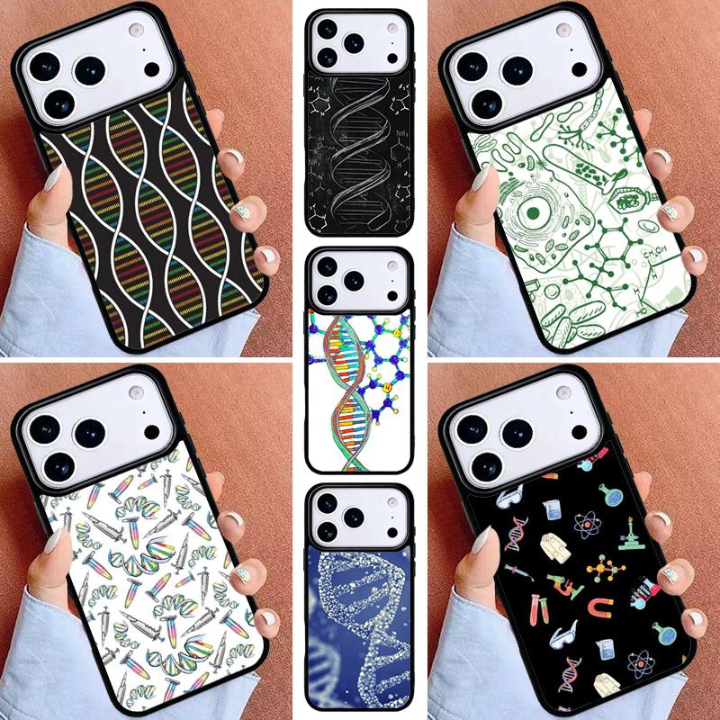 Science DNA Biology Phone Case for iPhone 17ProMax 12 13 14 15 16e 17 Pro Max Plus Air Cover