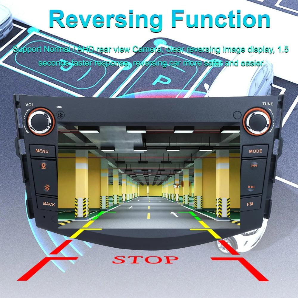 7-Zoll-geeignet für Toyota RAV4 Android Radio Multimedia Player WIFI Carplay SWC DVR GPS Rückfahrfunktion