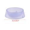 Pet Bowl Cat Clear Feeding Bowl Food Feeder Water Drink Dispenser Dog Supplies