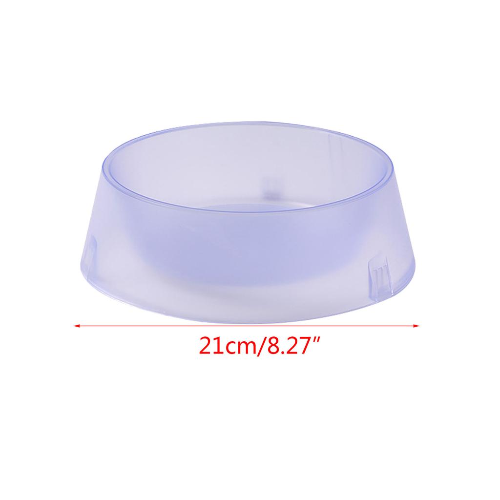 Pet Bowl Cat Clear Feeding Bowl Food Feeder Water Drink Dispenser Dog Supplies