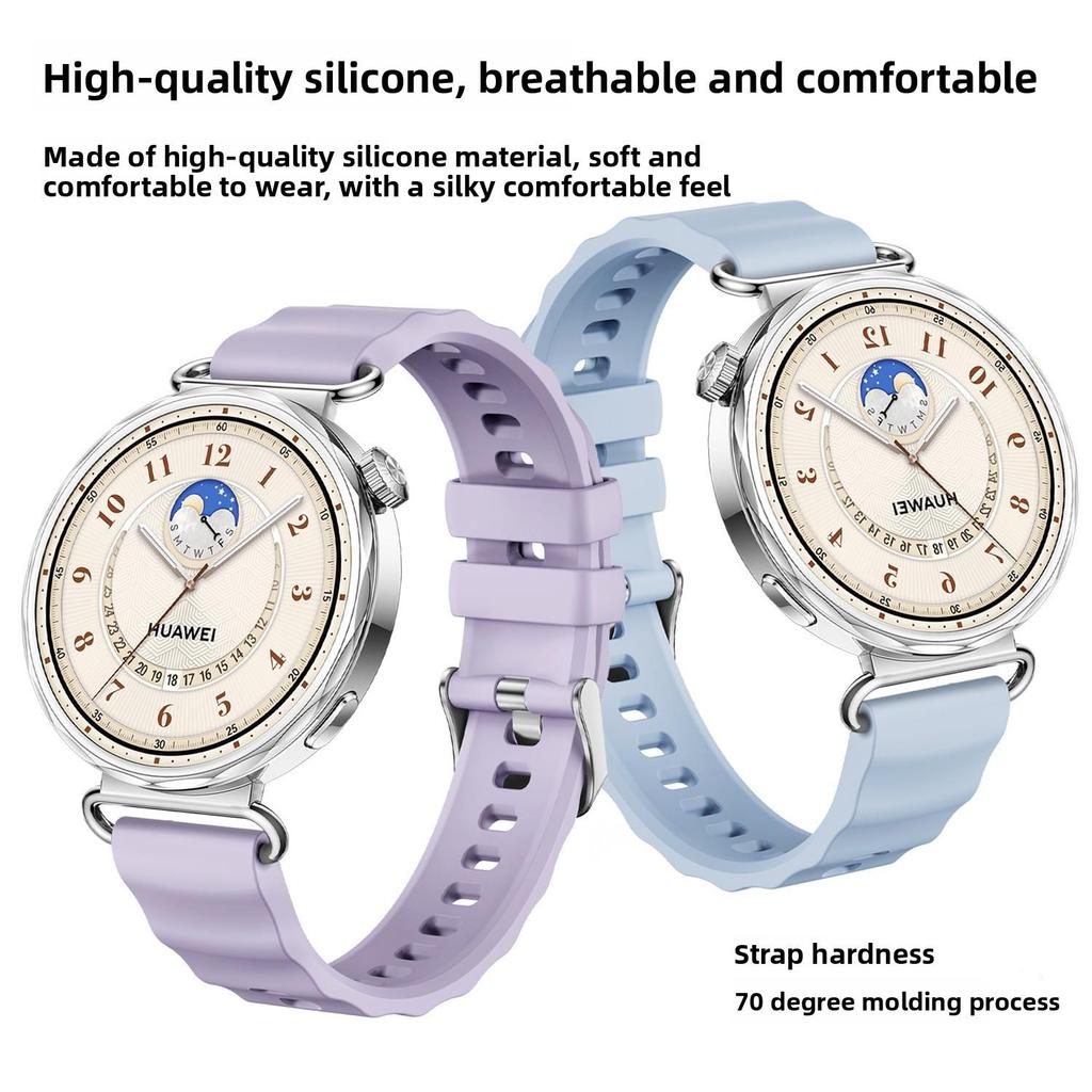 18mm Silicone Strap For Huawei Watch GT 6 41mm For Huawei Watch GT 4 GT5 41mm/GT5 Pro 42MM Replaceable Wristband Universal