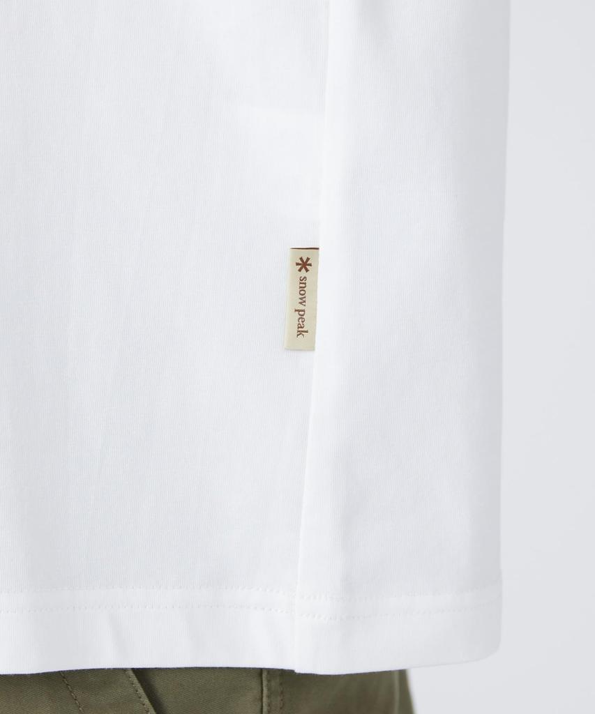 Snow Peak Trad Label Field Plating Short XL T-Shirt SPTL-TS-26SU909 T-shirt, Sleeve, Men's/Women's, Navy,