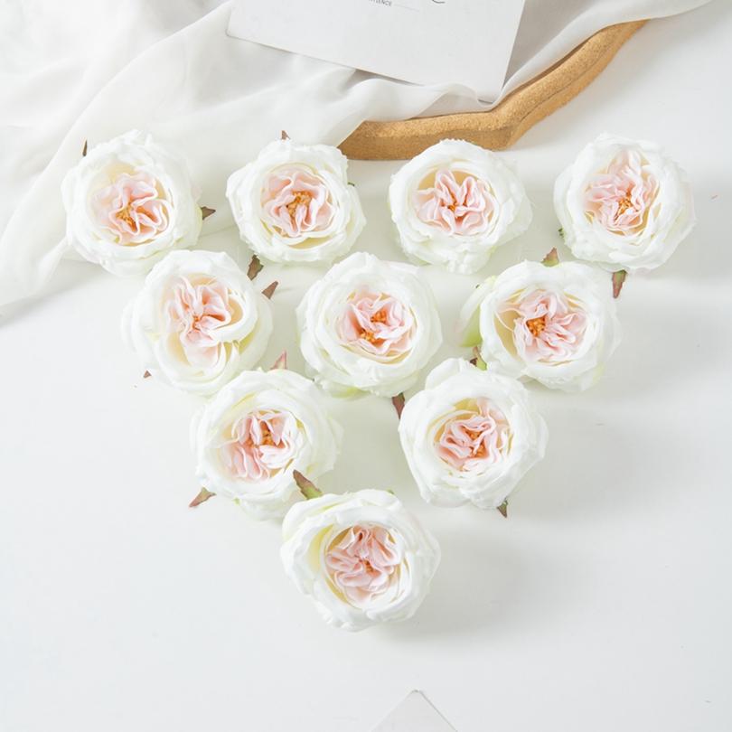 

Шелковые пионы Искусственные цветы Стена для дома Вечеринка Свадьба Комната Декор Цветочная композиция Букет роз Аксессуары Фестивальный венок 10PCS светло-розовый