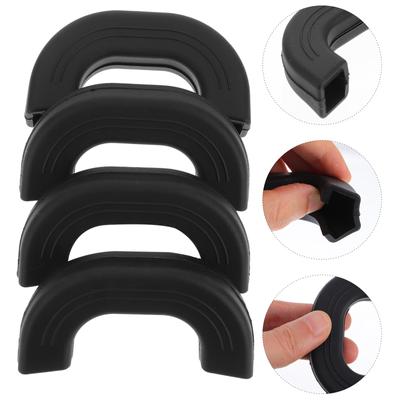 4pcs Silicone Anti-Scald Wok Non-Slip Pot Clip Sleeves Heat Resistant Oven Gloves Kitchen Gadgets