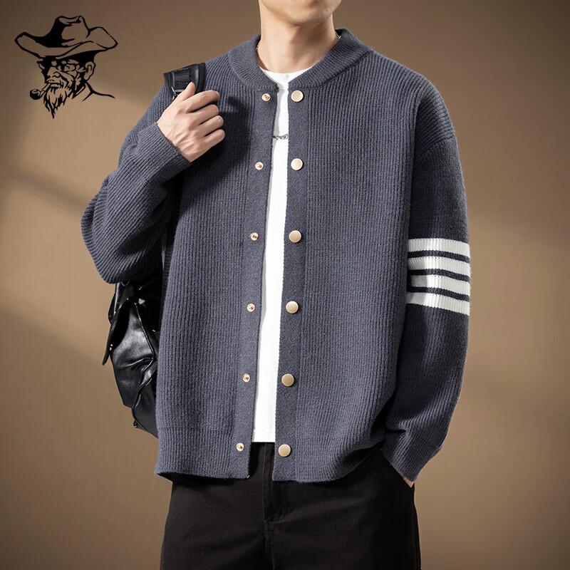 LRT Men's Casual Knit Cardigan