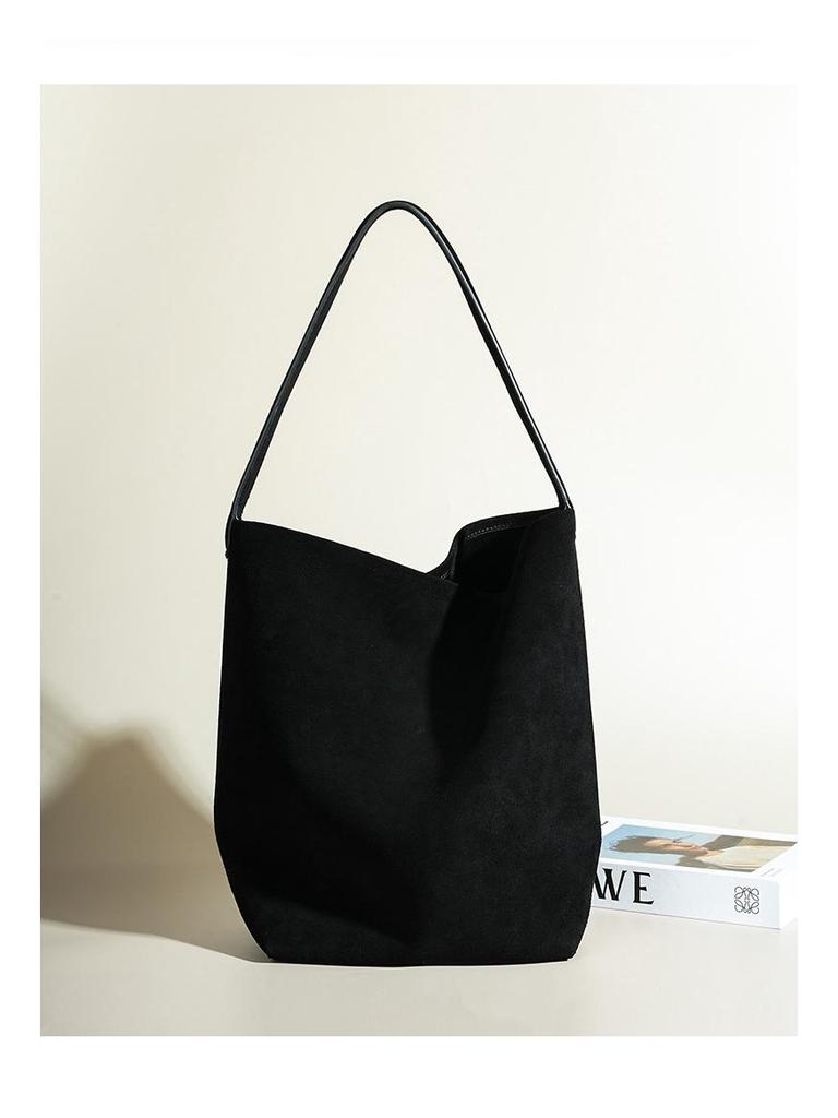 Sac Seau Haut de Gamme pour Femmes en Cuir Givré - Polyvalent, Couleur Unie, Sac à Main Grande Capacité pour les Déplacements