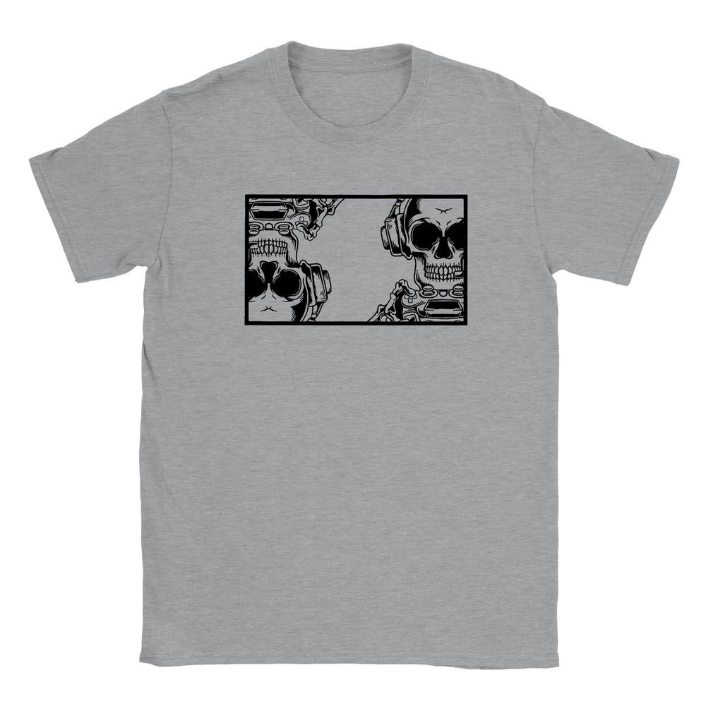 Gamer Skeleton T-shirt Unisex T-Shirt XXXXL