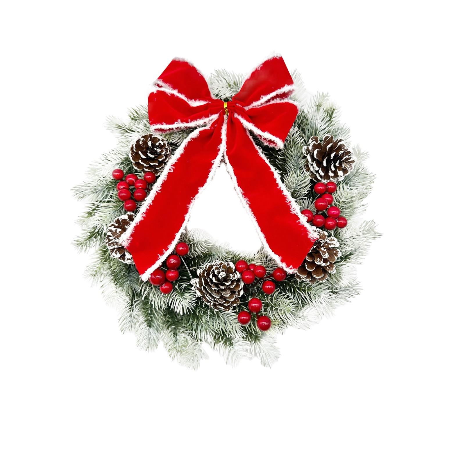 

Рождественские украшения Красная гирлянда Дверные подвесные вешалки красный