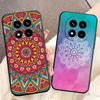 Mandala Style Pattern Soft Phone Case for Xiaomi Redmi Note 12 13 14 15 Pro Plus 11 12S 11S 11T 10 4G Black Cover Back Shell