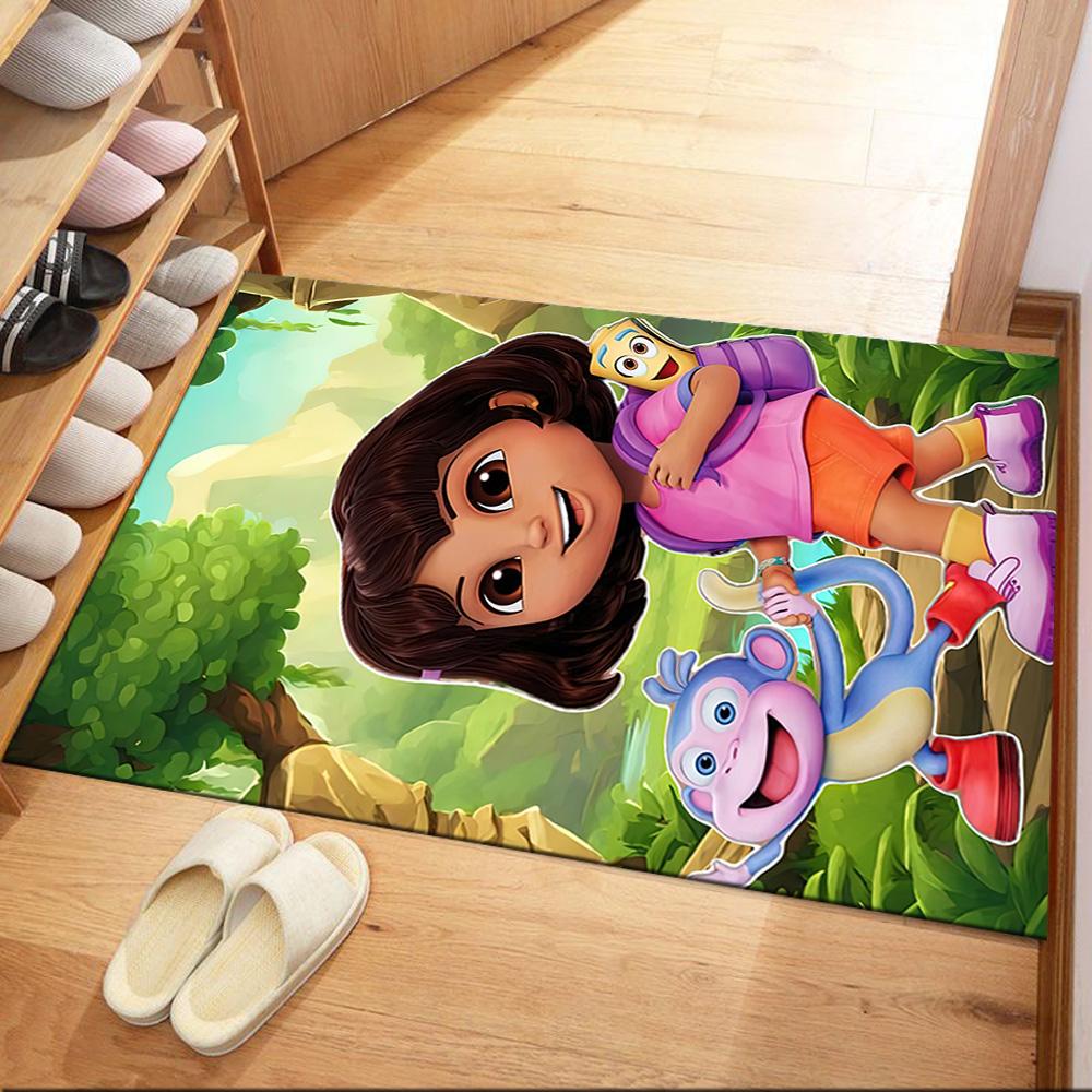 Dora Explorer Floor Rug Office Rug Perfect for Study room Kitchen Bedrooms Foyer Antislip Carpet Office home decor Spiritual Gift