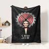 Saw Theme Flannel Blanket Throw Blanket Soft Warm Sofa Bed Camping Car home Decor Unique Christmas Gift C930163