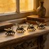 10-1 Stück Legierung Biene Insekt Honigbiene Figuren Miniaturen Handwerk Sammlung Schreibtisch Kleine Ornamente Heimdekorationen Zubehör