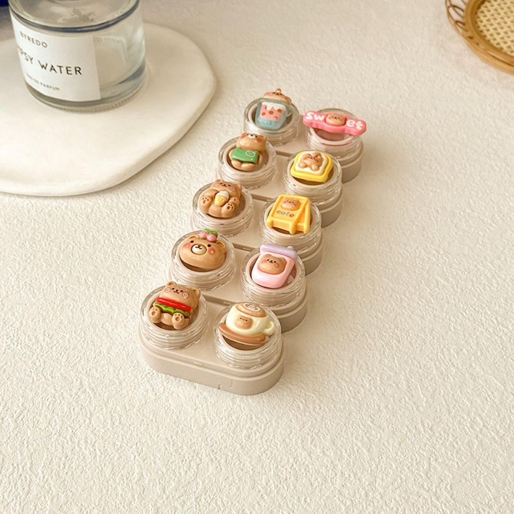 Mini Contact Lens Storage Box Animal Lens Nursing Tool Fashion Contact Lens Case