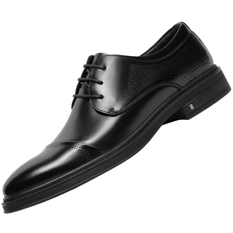 VOLO Rhino Men s Formal Lace-up Derby Leather Shoes