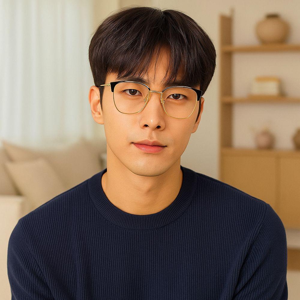 Lightweight Cat Eye Glasses Thin-frame Women Plain Glasses Trendy Anti Blue-lay Eyewear  Outdoor