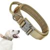 Collier tactique réglable pour chien transfrontalier - Résistant à l'usure, à la morsure, épaissi pour les grands chiens