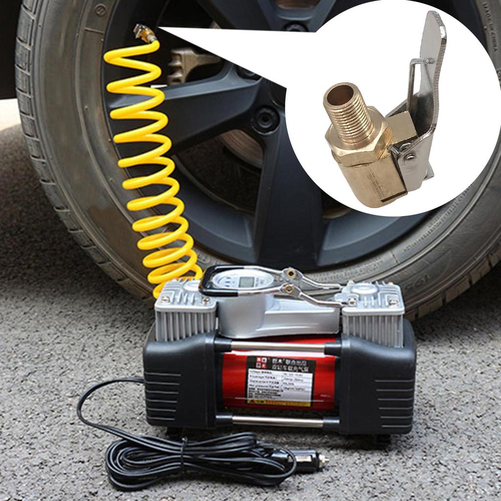 Multifunctional Tire Inflator Chuck No Leakage Tire Chuck Brass Air Chuck Tire Chuck Heavy Duty Lock On Tire Inflator Chuck